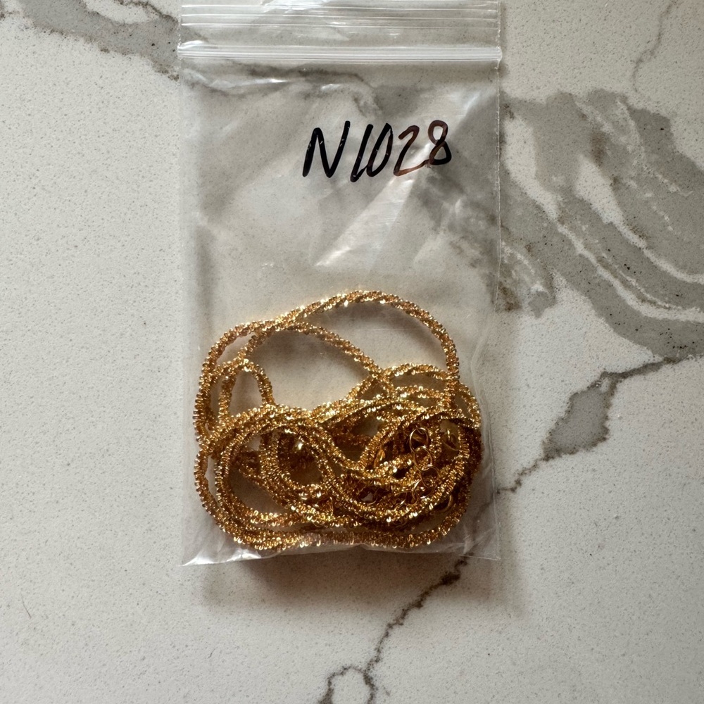 Gold Chain Necklaces- 2 Pieces - Picture 3 of 5